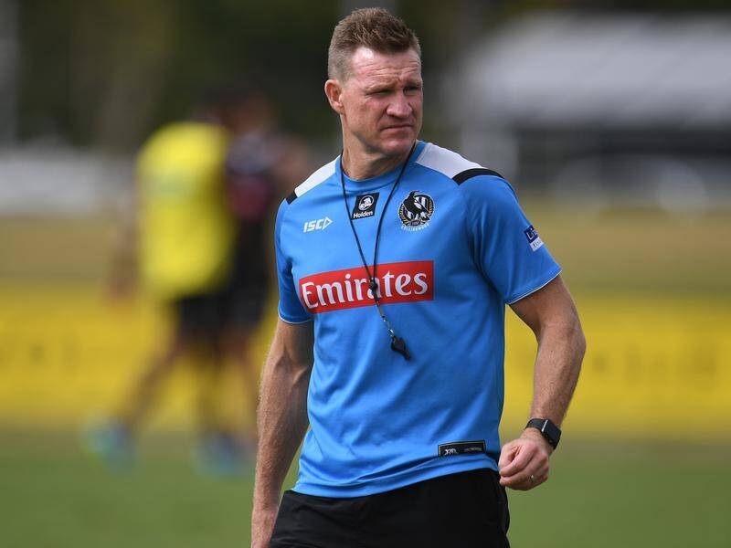 Collingwood coach Nathan Buckley says the Magpies will continue to play "grunt" football.