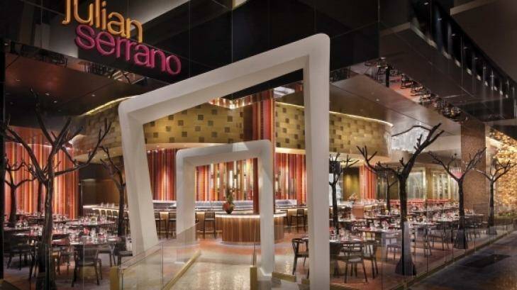 Dine at Aria's Julian Serrano for a very Vegas experience. Photo: Julian Serrano/Facebook