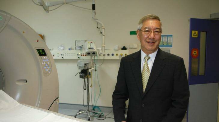 Gilman Wong, chief executive of Sirtex, at St Vincent's Hospital Sydney in 2011. Photo: Michele Mossop