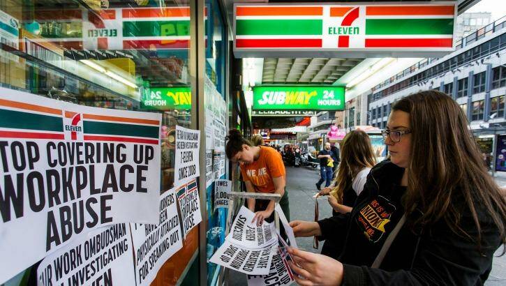 7-Eleven has attracted scorn over its behaviour. Photo: Paul Jeffers