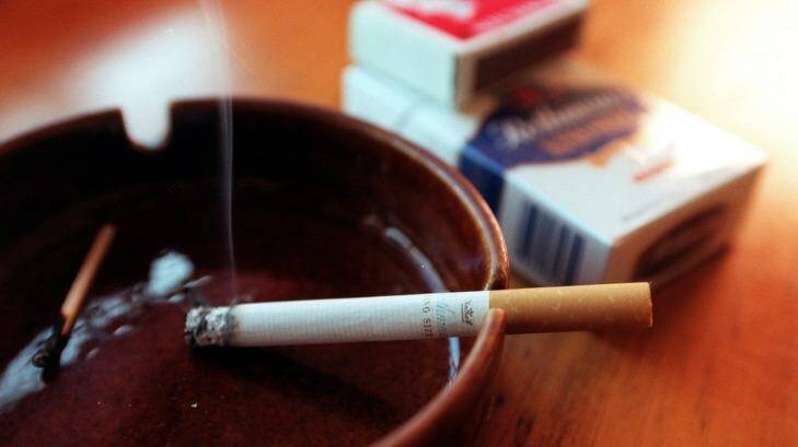 No smoking: a Family Court judge has made an order prohibiting parents from smoking near their child. 