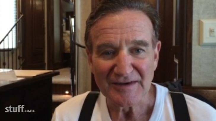 Months before he died, Robin Williams made a video clip for terminally-ill New Zealand woman's bucket list.