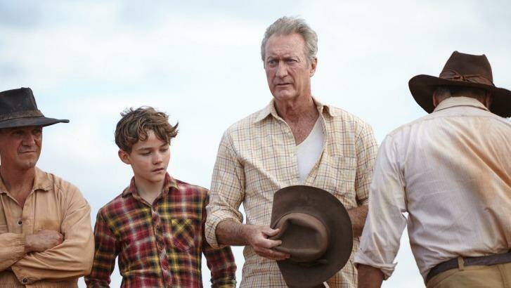 Levi Miller stars as Mick, the young boy who befriends a young kelpie, in Red Dog: True Blue. Bryan Brown and Syd Brisbane also star. Photo: Roadshow