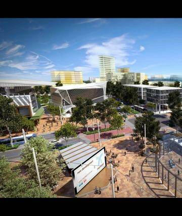 An artist's impression of Merrifield in Melbourne's north.
