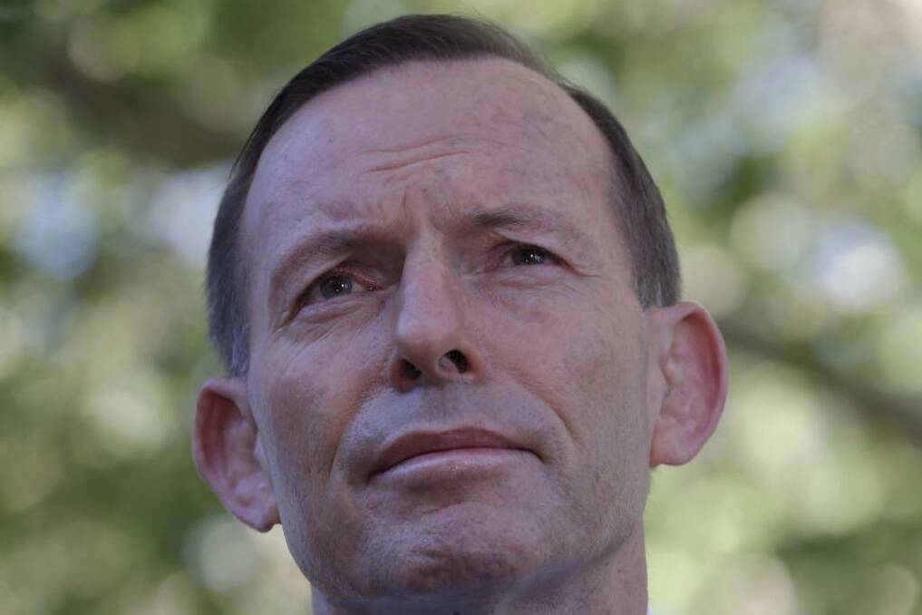 Prime Minister Tony Abbott: "Coal is essential for the prosperity of the world". Photo: Andrew Meares