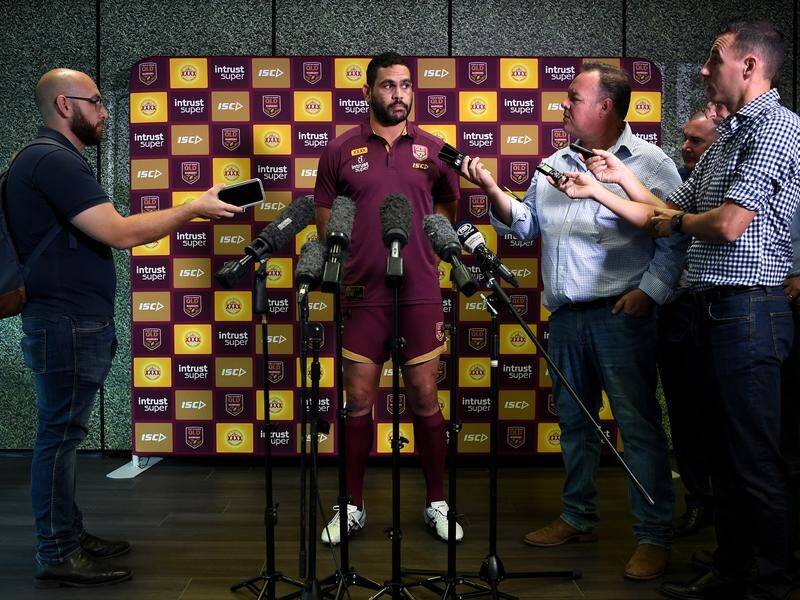 Greg Inglis (centre) says racism of any form should not be tolerated in Australia.