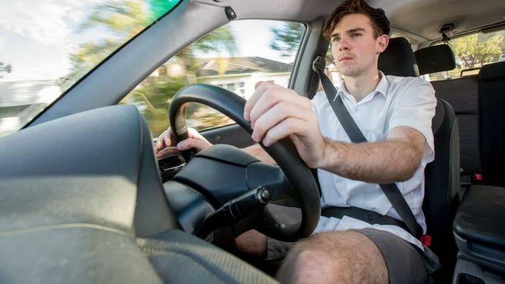 Despite the introduction of graduated drivers licences, police are shocked by a surge in number of young people using mobile phones, speeding or not wearing seat belts.  Photo: Cole Bennetts