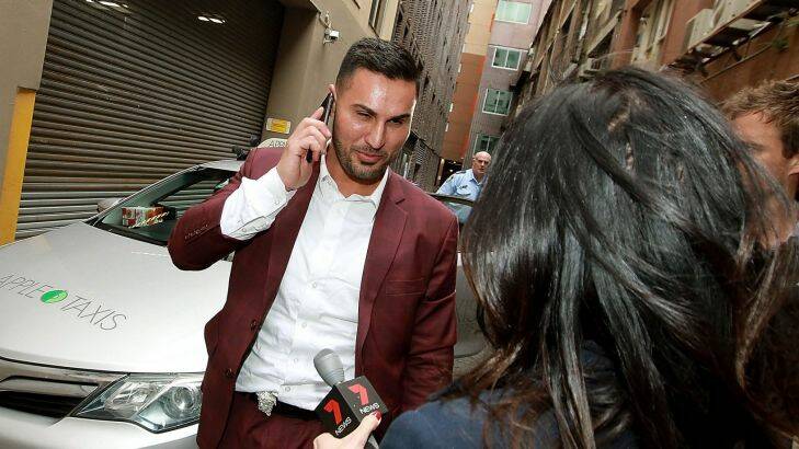 SYDNEY, AUSTRALIA - APRIL 02:  Disgraced Auburn Councillor Salim Mehajer leaves Darling Harbour Police station after allegedly assaulting a Taxi driver on April 1, 2017 in Sydney, Australia.  (Photo by Ben Rushton/Fairfax Media) Photo: Ben Rushton