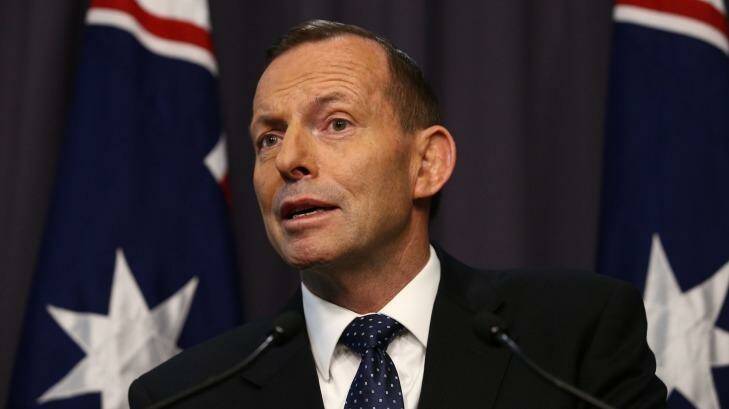 Prime Minister Tony Abbott has announced his government's plans for emission reductions post 2020. Photo: Andrew Meares