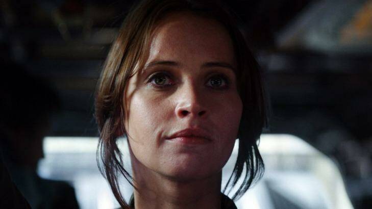 Felicity Jones as Jyn Erso in Rogue One: A Star Wars Story which has made $25 million since Boxing Day. Photo: Lucasfilm