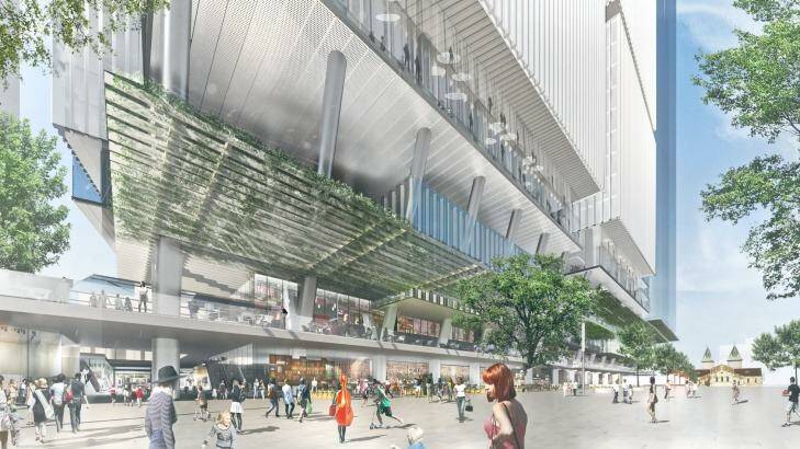 Parramatta Square. An artist's impression of Walker Corporation's proposed commercial towers. Photo: supplied