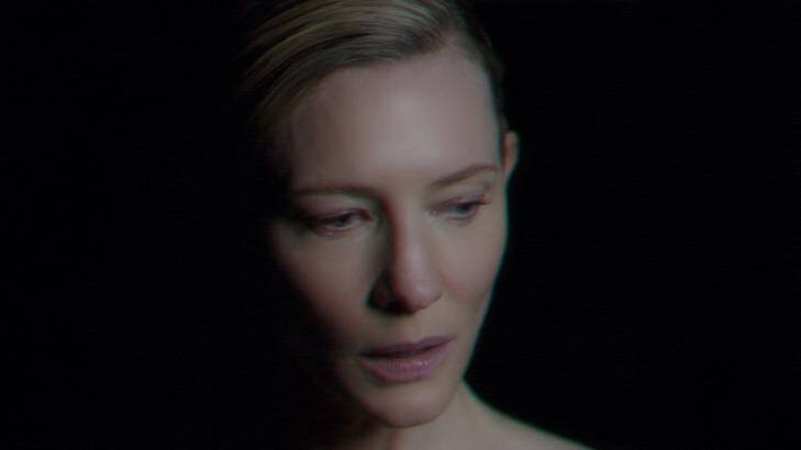 Cate Blanchett as she appears in John Hillcoat's clip for the Massive Attack song The Spoils. Photo: VEVO