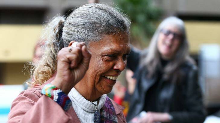 Ms Munro's efforts as leader of the Redfern Aboriginal tent embassy have been praised by federal minister Nigel Scullion. Photo: Daniel Munoz