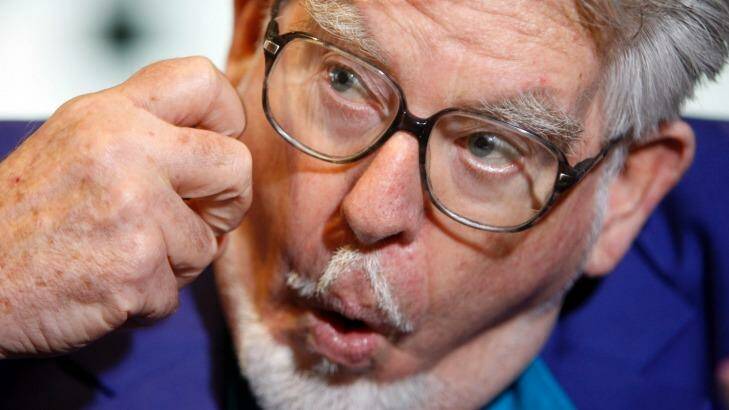 Rolf Harris in London. Photo: Mike Bowers