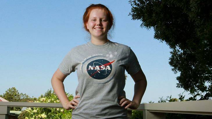 Sarah Mullins, a student at Queenwood, went to NASA. Photo: Ben Rushton
