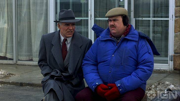 John Candy and Steve Martin might have solved their Thanksgiving transport problems in <i>Planes, Trains and Automobiles</i> if they had mobile phones. Photo: Supplied