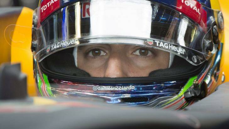 Staying put: Daniel Ricciardo will be driving for Red Bull next year. Photo: Paul Chiasson/AP