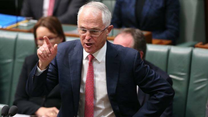 Prime Minister Malcolm Turnbull accuses Labor of immaturity and unreadiness over its stance on the South China Sea problem. Photo: Andrew Meares