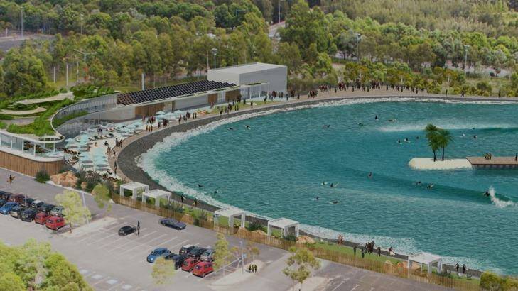 Urbnsurf Sydney is set to open in 2018 and will cater to Sydney's 200,000 surfers.  Photo: Supplied, Wave Park Group.