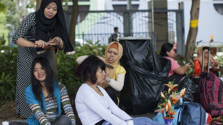 The Indonesian government hopes to improve conditions for its domestic workers abroad. Photo: Alex Hofford