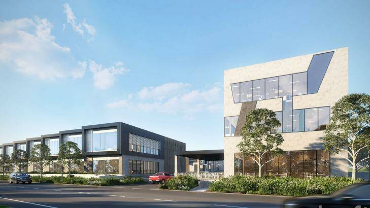 An artist's impression of Industria business park in Nunawading. Photo: Nicole Lindsay