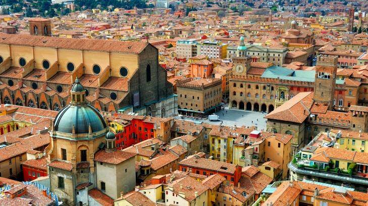Italy, Bologna view from Asinelli tower. Photo: iStock