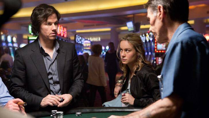 Mark Wahlberg as James Bennett and Brie Larson as Amy in <i>The Gambler</i>. Photo: Supplied