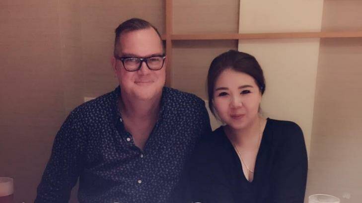 Crown's Shanghai-based administration assistant Jiang "Jenny" Ling and her husband, American expatriate Jeff Sikkema. Photo: Supplied