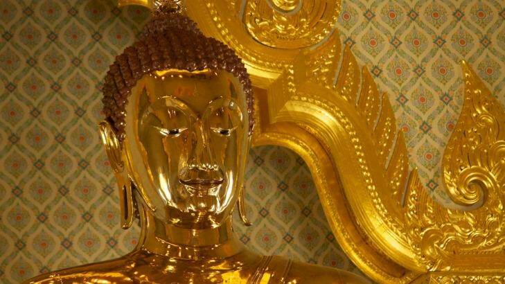Golden Buddha at Wat Traimit, or Temple of the Golden Buddha, in Bangkok.
 Photo: McKay Savage /CC