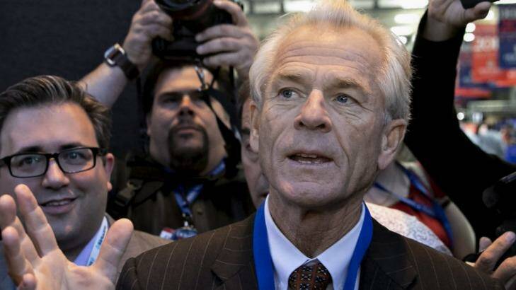 Death by China? Peter Navarro, an economist who has urged a hard line on trade with China, will head a newly formed White House National Trade Council. Photo: Andrew Harrer