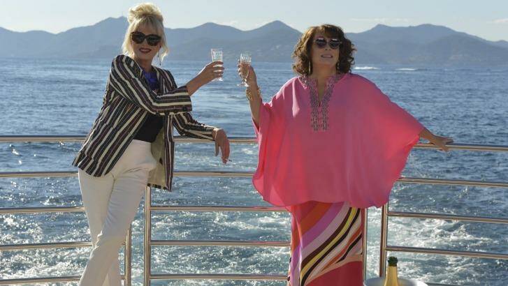 Absolutely Fabulous: The Movie is set on the Cote d"Azur. Photo: David Appleby