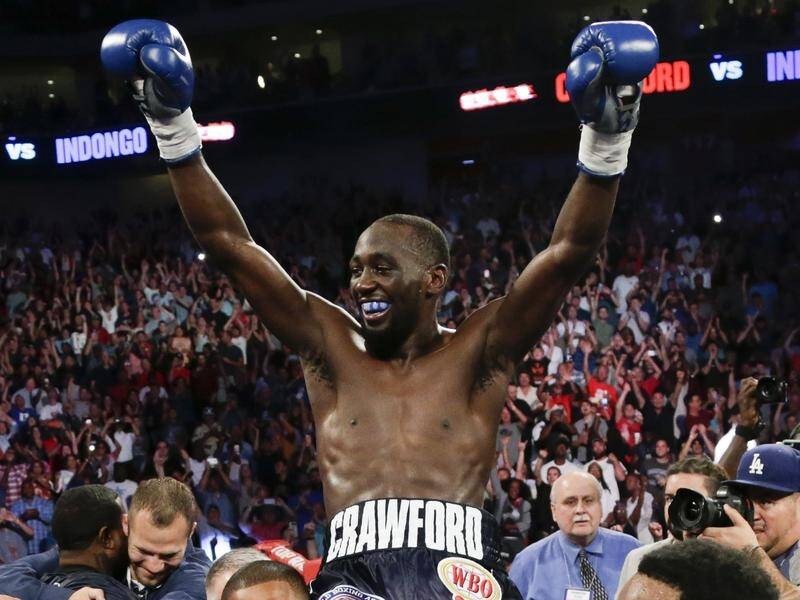 Terence Crawford (pic) has slammed comments from boxer Jeff Horn's camp over his injured right hand.