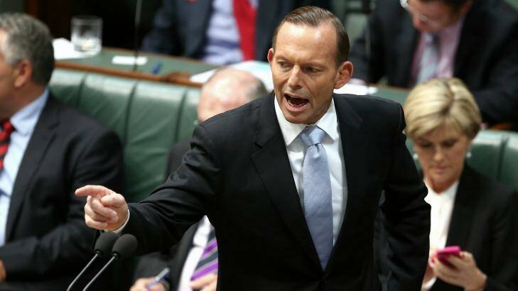 Restraint: Tony Abbott says the rest of the public sector can expect similar pay deals to that of the ADF. Photo: Alex Ellinghausen