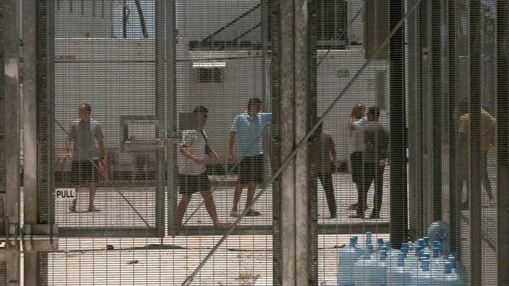 Detainee Behnam Satah, says the Emergency Response Team had stepped up its presence to intimidate detainees and that mobile phones are being confiscated. Photo: Andrew Meares