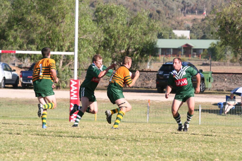 BACK AT HOME: Western Division, including then-Bathurst Panthers captain Dave Elvy, last played at home in 2007 at Mudgee. They will return to the West this week when they battle the Greater Northern Tigers on Saturday at Carrington Park. 	122314elvis