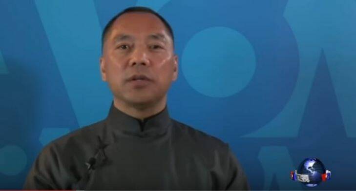 Guo Wengui, aka Miles Kwok, was labelled?? "China's Julian Assange" after appearing in online interviews while in self-imposed exile. Photo: Screengrab/Voice of America