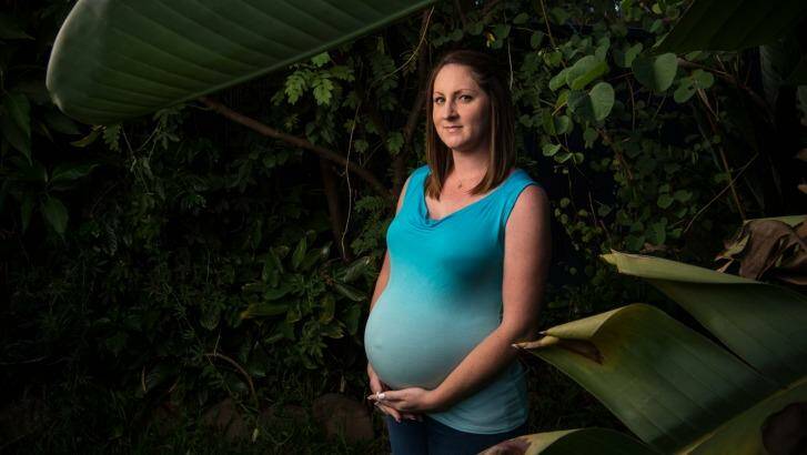 Amanda Donney who is pregnant with her first child. Her family has a history of diabetes and a new study has shown a link between potato consumption and gestational diabetes in pregnant women.  Photo: Wolter Peeters