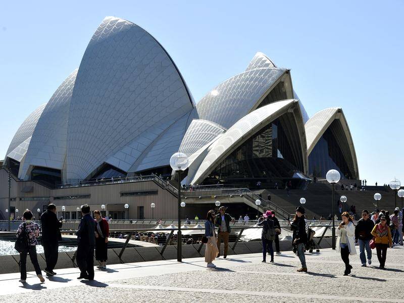 Visitors to the Sydney Opera House are among hundreds urged to look out for measles symptoms.