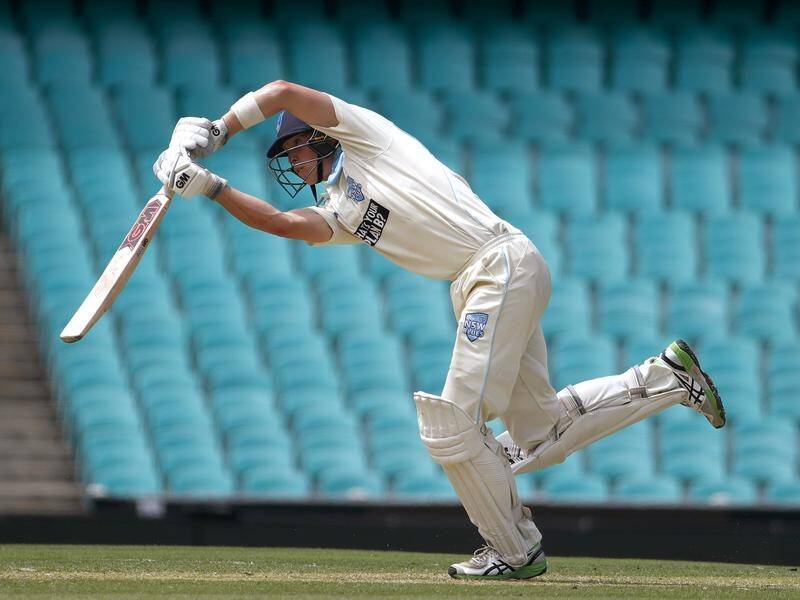 Nick Larkin has guided NSW to a strong position at lunch on day one of their Sheffield Clash clash.