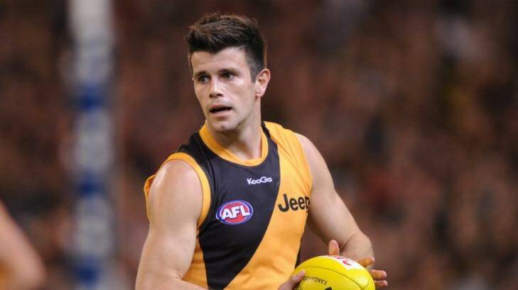 Fighting Fury: Trent Cotchin says the Tigers are up for the fight Photo: Sebastian Costanzo