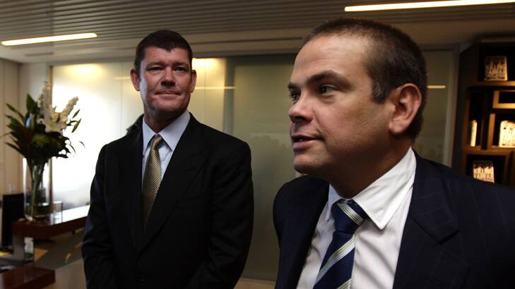 James Packer and Lachlan Murdoch in 2012