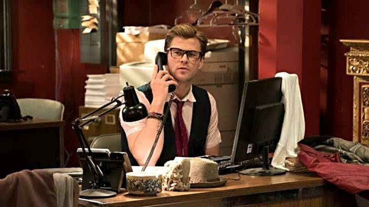 In the female-led Ghostbusters, Chris Hemsworth plays Kevin, a himbo secretary.