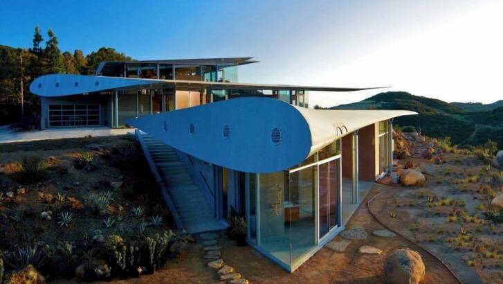 The Wing House in Malibu is built from a Boeing 747. Photo: Wing House/Facebook