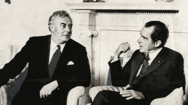 Australian prime minister Gough Whitlam and US president Richard Nixon finally meet in July 1973, after months of wrangling.