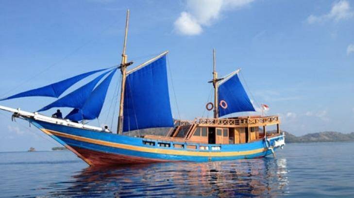 A phinisi boat similar to the one that sunk off Sangeang. Photo: Supplied