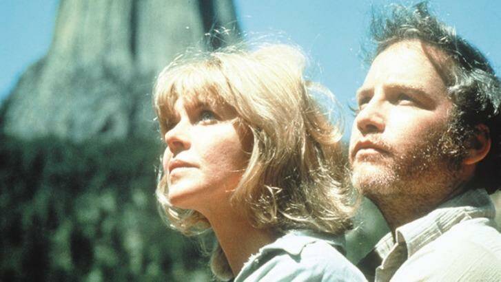 Steven Spielberg's <em>Close Encounters of the Third Kind</em>, with Melinda Dillon and Richard Dreyfuss, was an inspiration for Jeff Nichols.