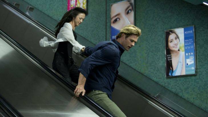 Hacker: Chris Hemsworth crosses geek with action hero in Blackhat.  Photo: Supplied
