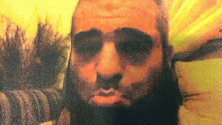Hamdi Alqudsi pouts in an image sent to two foreign fighters during a Skype call. Photo: Supplied