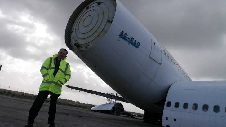 Miles Carden, of the Cornwall Airport Newquay, see a brighter future for space. Photo: Nick Miller