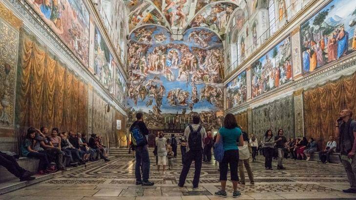 The tour includes a private expert-led tour of the Sistine Chapel. Photo: Supplied